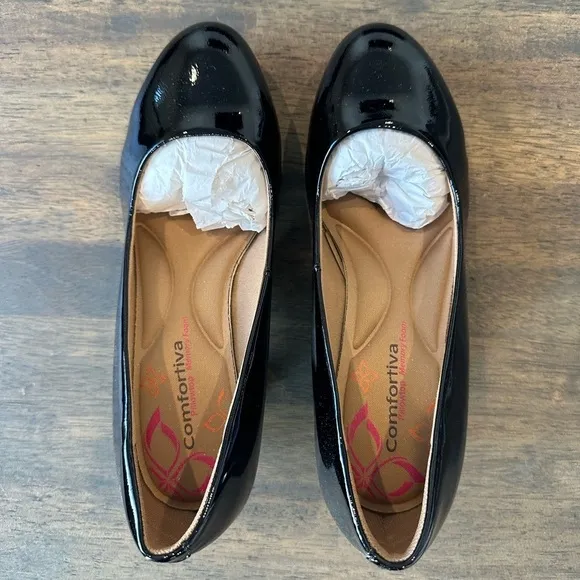 Comfortiva Amora Shoe Black Patent