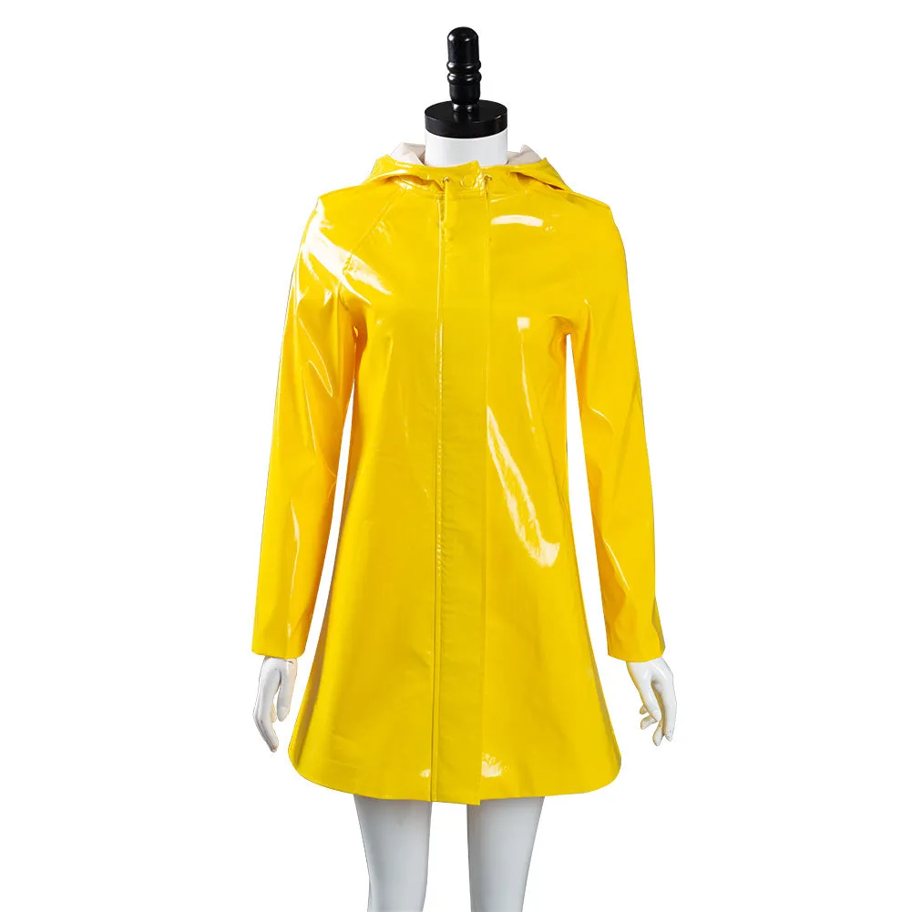 Coraline & the Secret Door Coraline Jones Cosplay Costume Outfits Yellow Coat  Halloween Carnival Suit