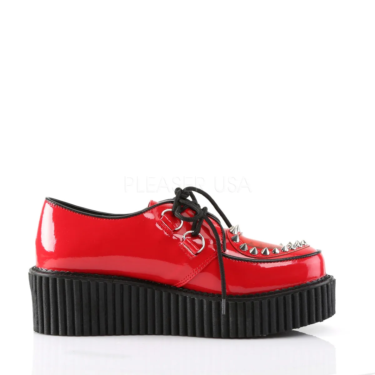 CREEPER-108  Red Patent-Pvc