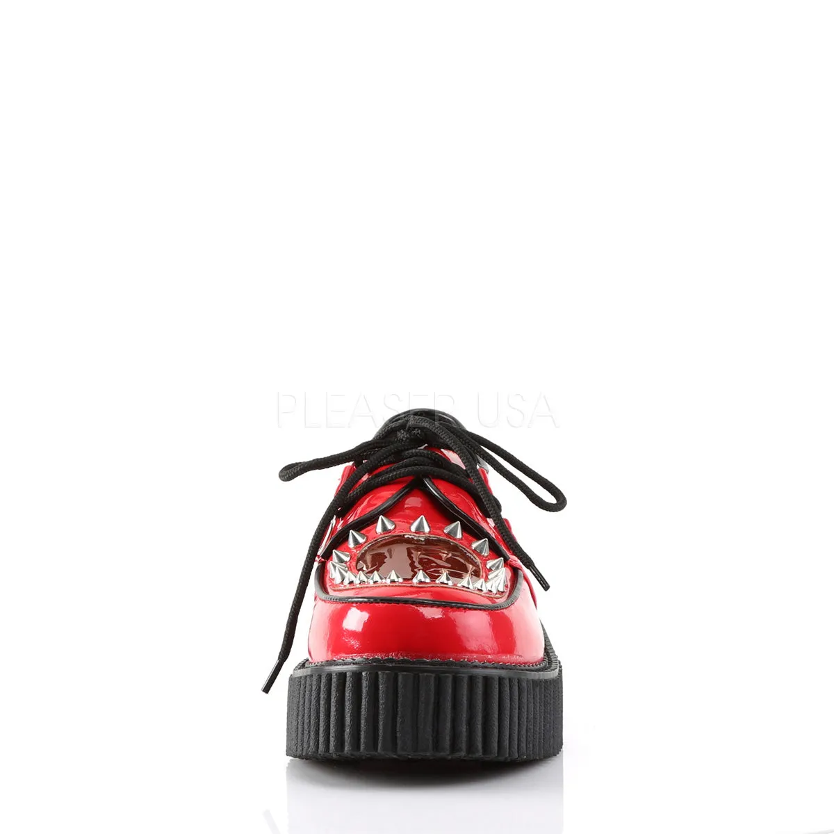 CREEPER-108  Red Patent-Pvc