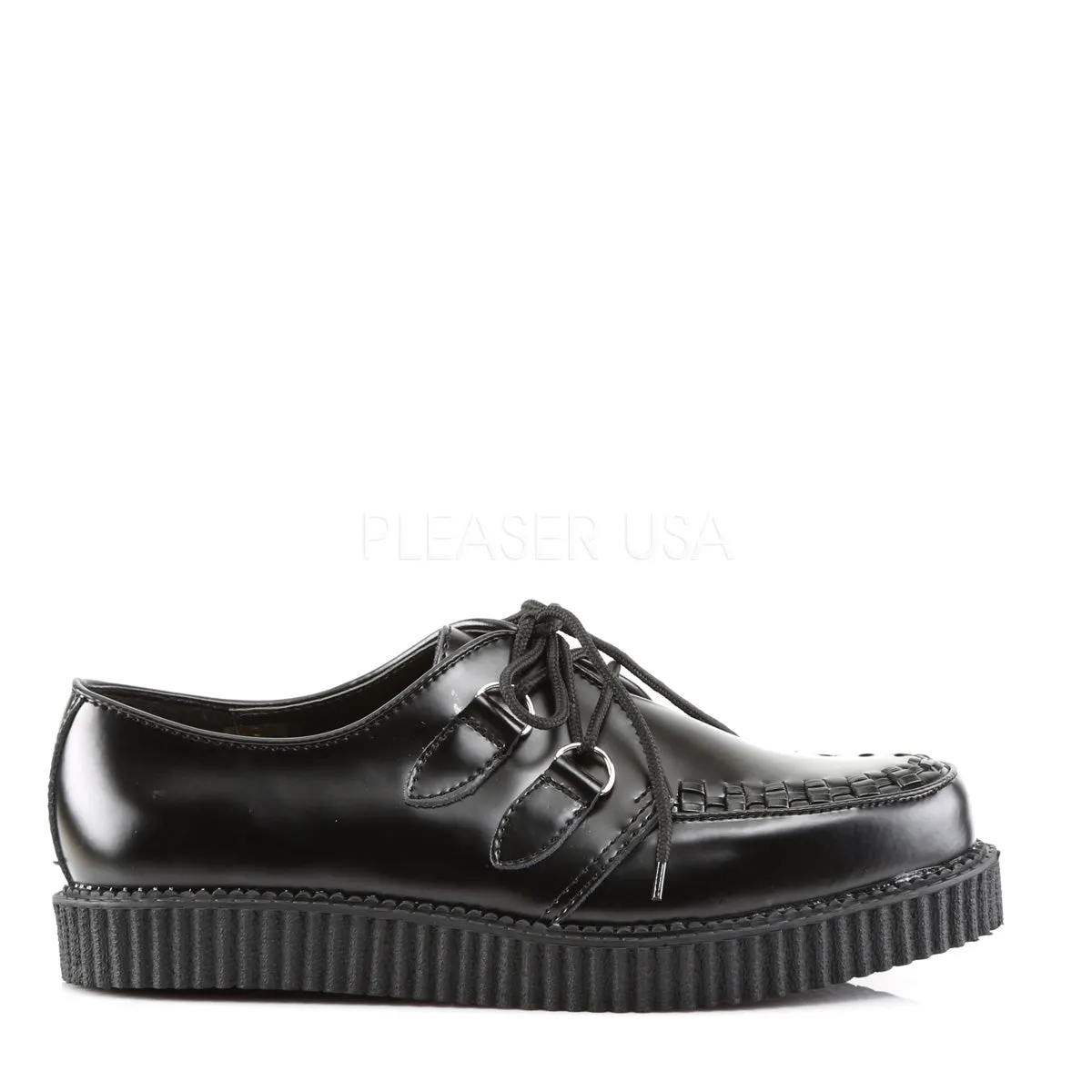 CREEPER-602  Black Leather