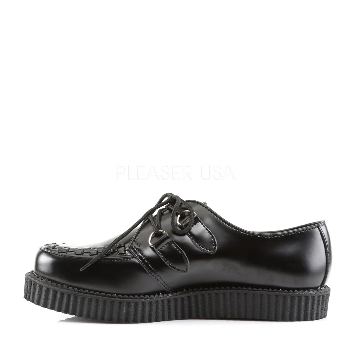 CREEPER-602  Black Leather