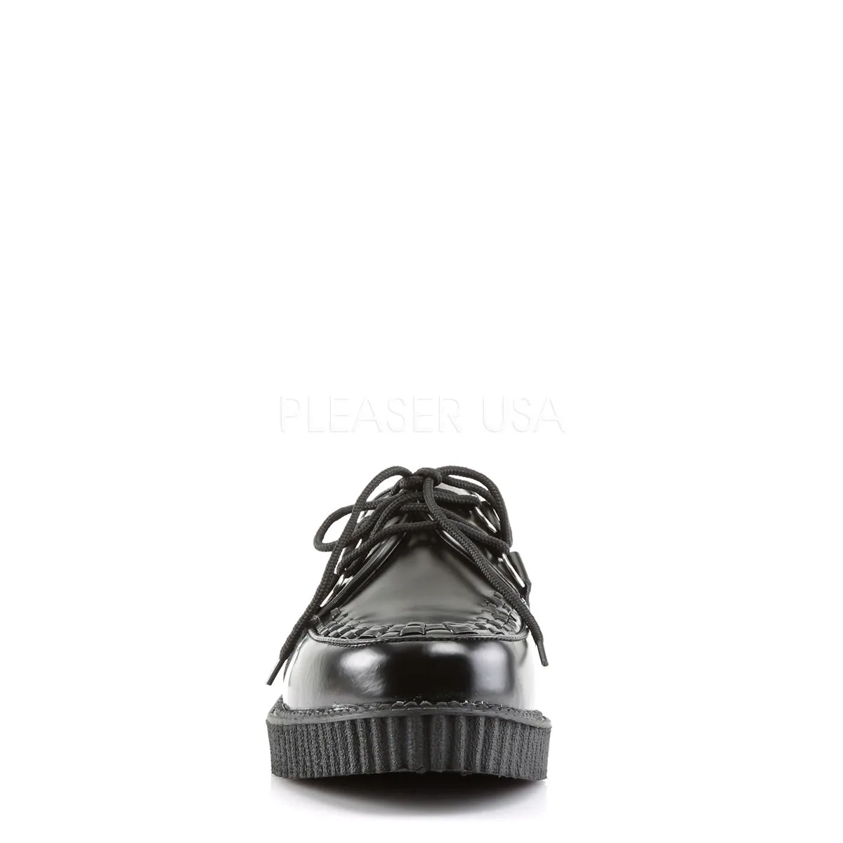 CREEPER-602  Black Leather
