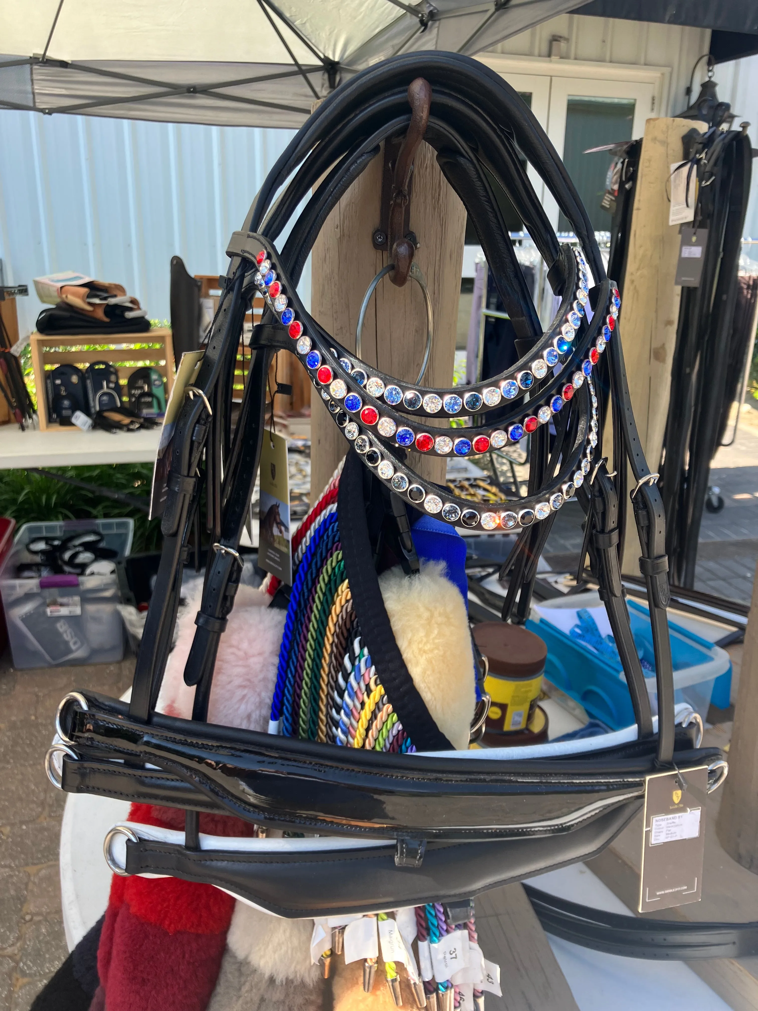 Custom Swarovski Browbands by Bridle2Fit