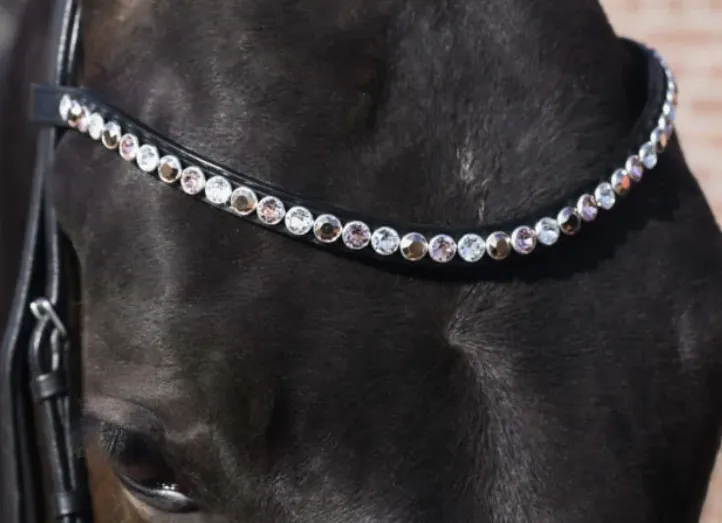 Custom Swarovski Browbands by Bridle2Fit