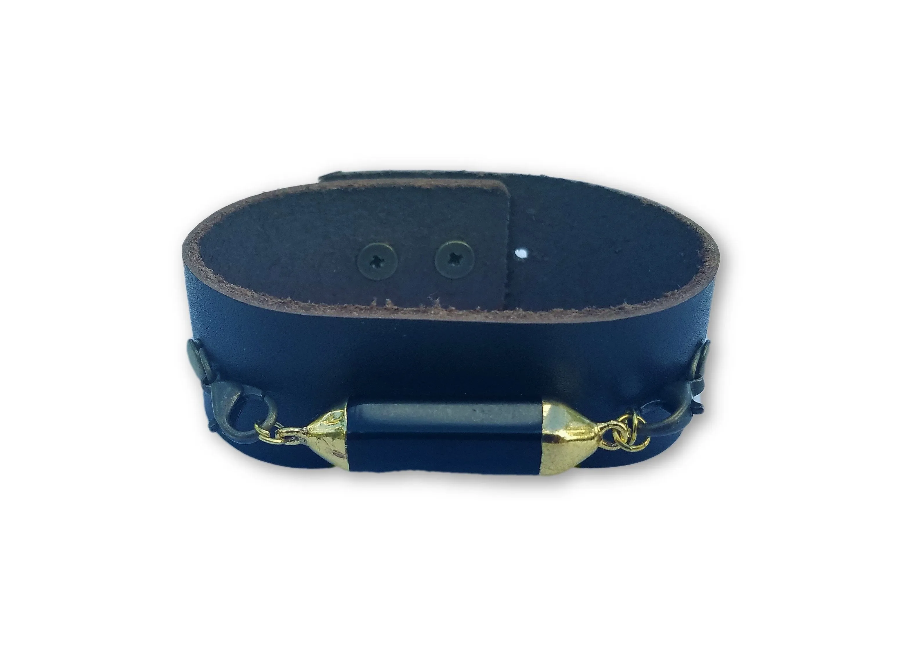 Dominance - Leather Bracelet (Dark Brown)