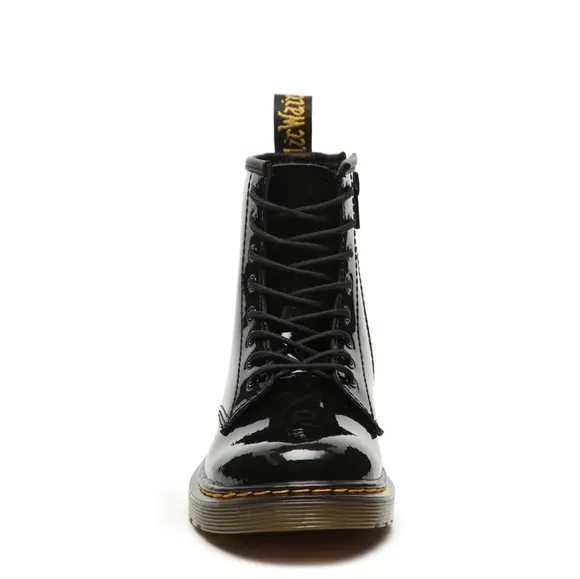 Dr. Martens 1460 8-Eye Kids Black Patent Leather Boot Sz 13