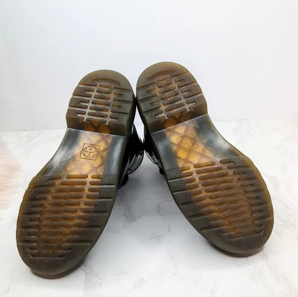 Dr. Martens 1460 8-Eye Kids Black Patent Leather Boot Sz 13