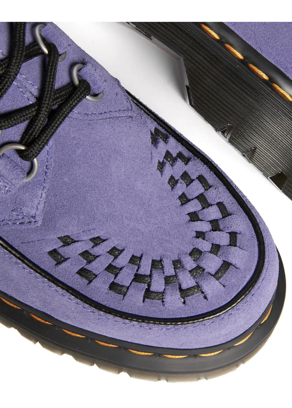 Dr. Martens Ramsey Suede Leather Creepers Purple