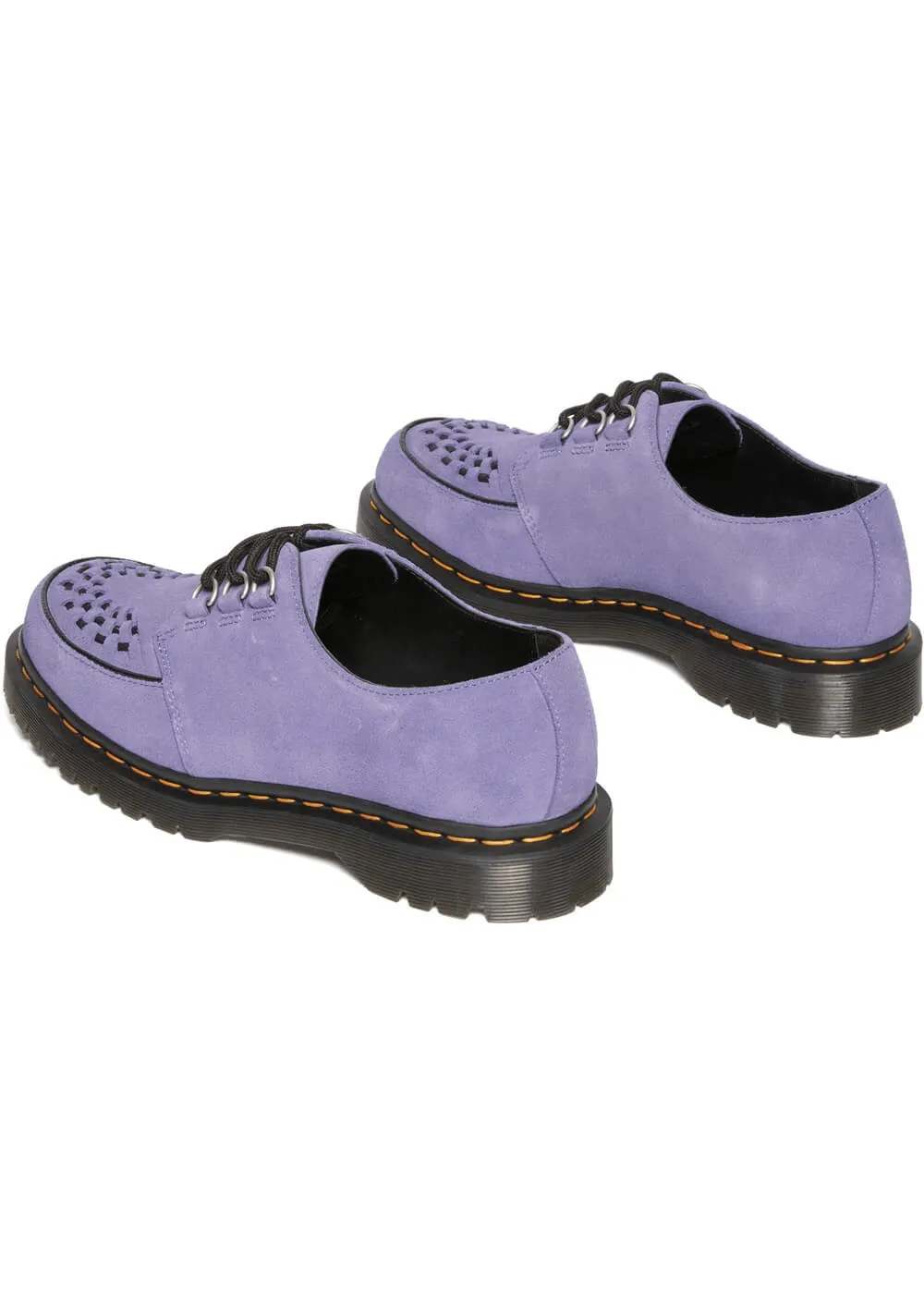 Dr. Martens Ramsey Suede Leather Creepers Purple