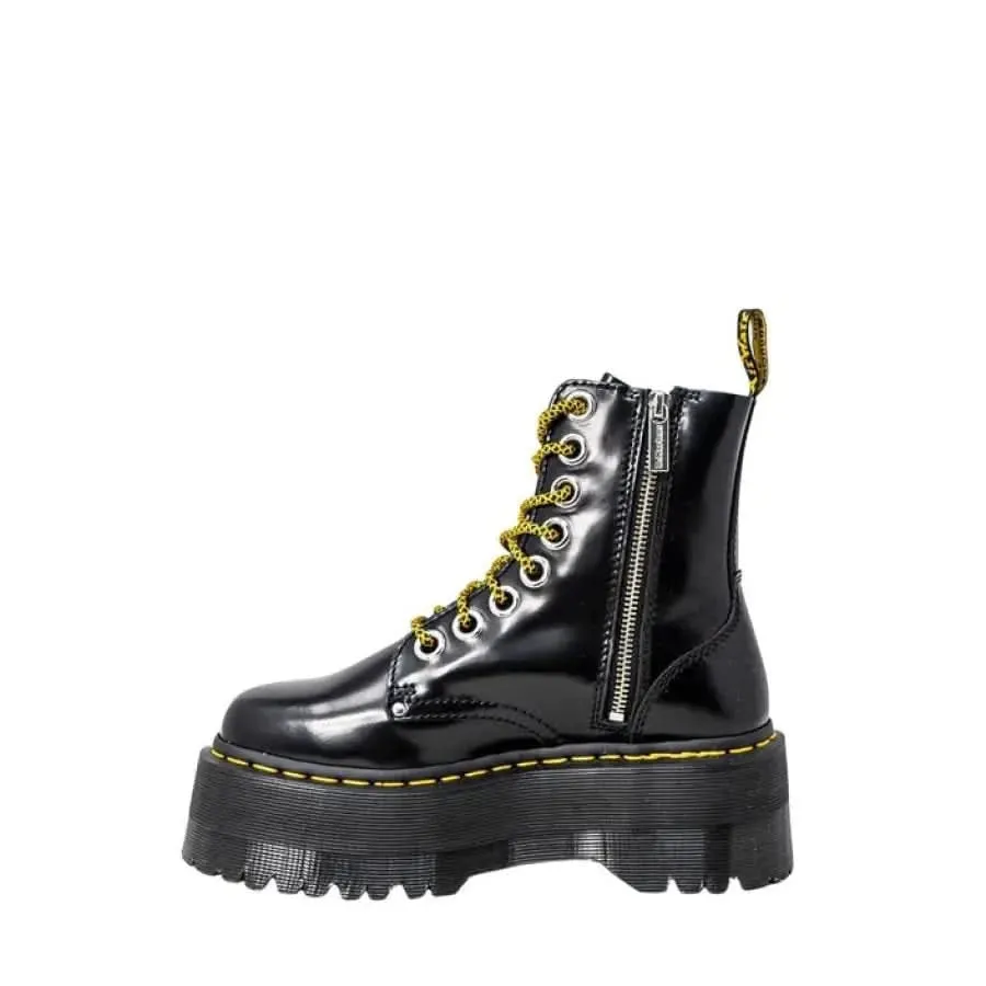 Dr. Martens Women's Black Leather Lace-Up Boots