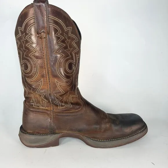 Durango 12&quot; Rebel Leather Western Cowboy Boot DB4443 Brown Men 12