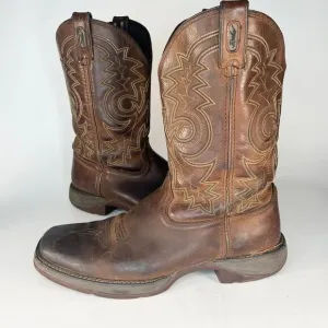 Durango 12&quot; Rebel Leather Western Cowboy Boot DB4443 Brown Men 12