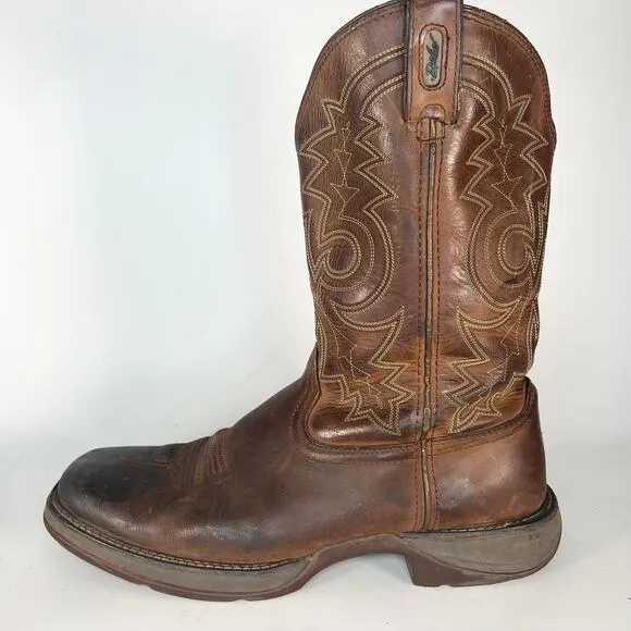 Durango 12&quot; Rebel Leather Western Cowboy Boot DB4443 Brown Men 12