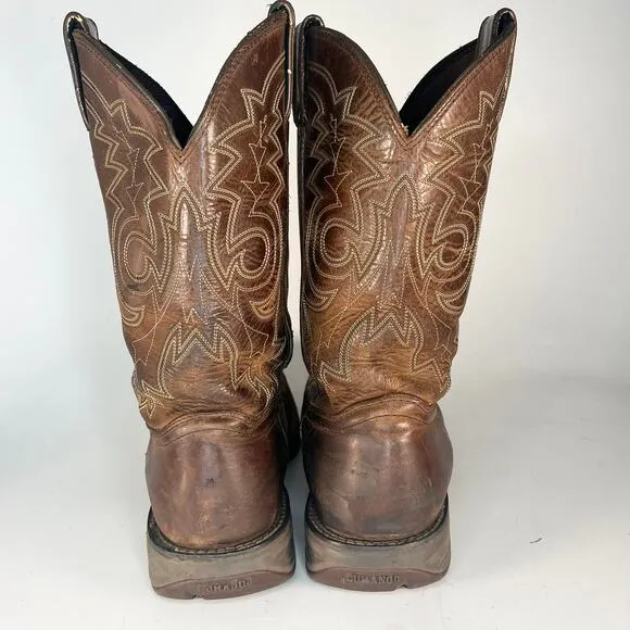 Durango 12&quot; Rebel Leather Western Cowboy Boot DB4443 Brown Men 12