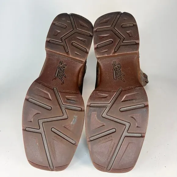 Durango 12&quot; Rebel Leather Western Cowboy Boot DB4443 Brown Men 12