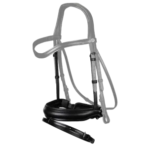 Dy'on New English Dressage Matt Medium Crank Noseband with Flash NE04P
