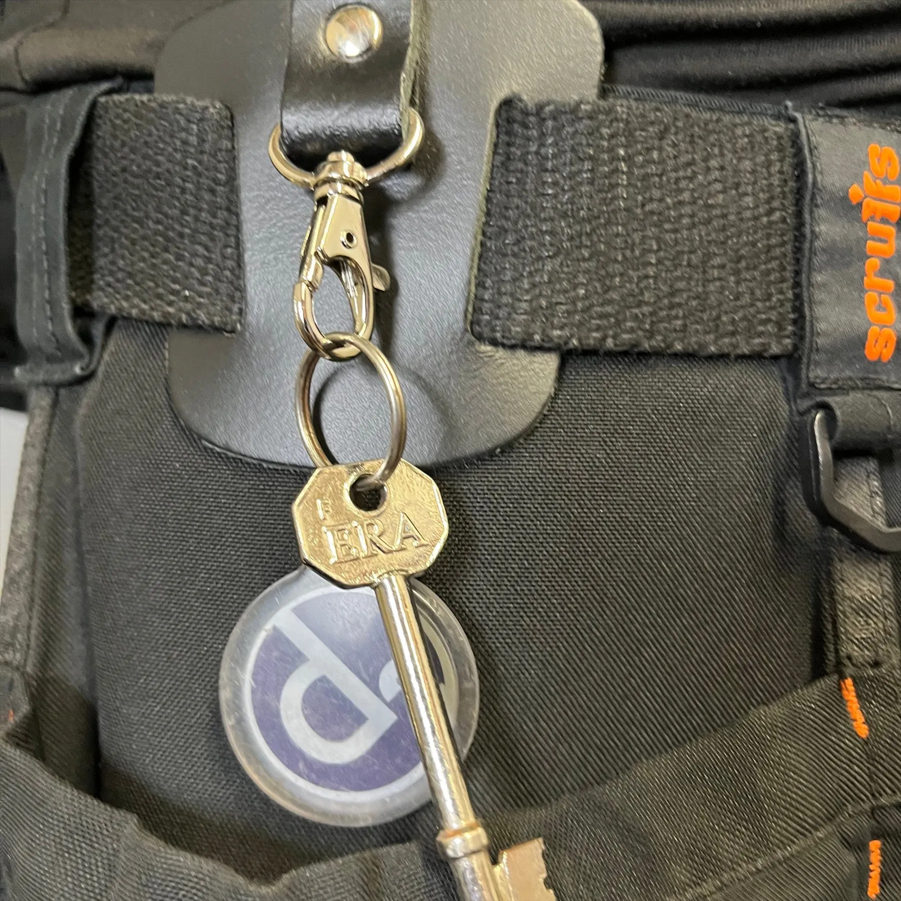 Englander Leather Belt Keyring Holder