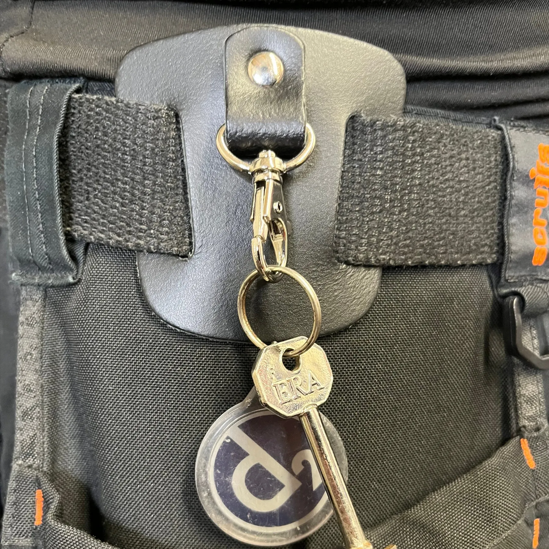 Englander Leather Belt Keyring Holder