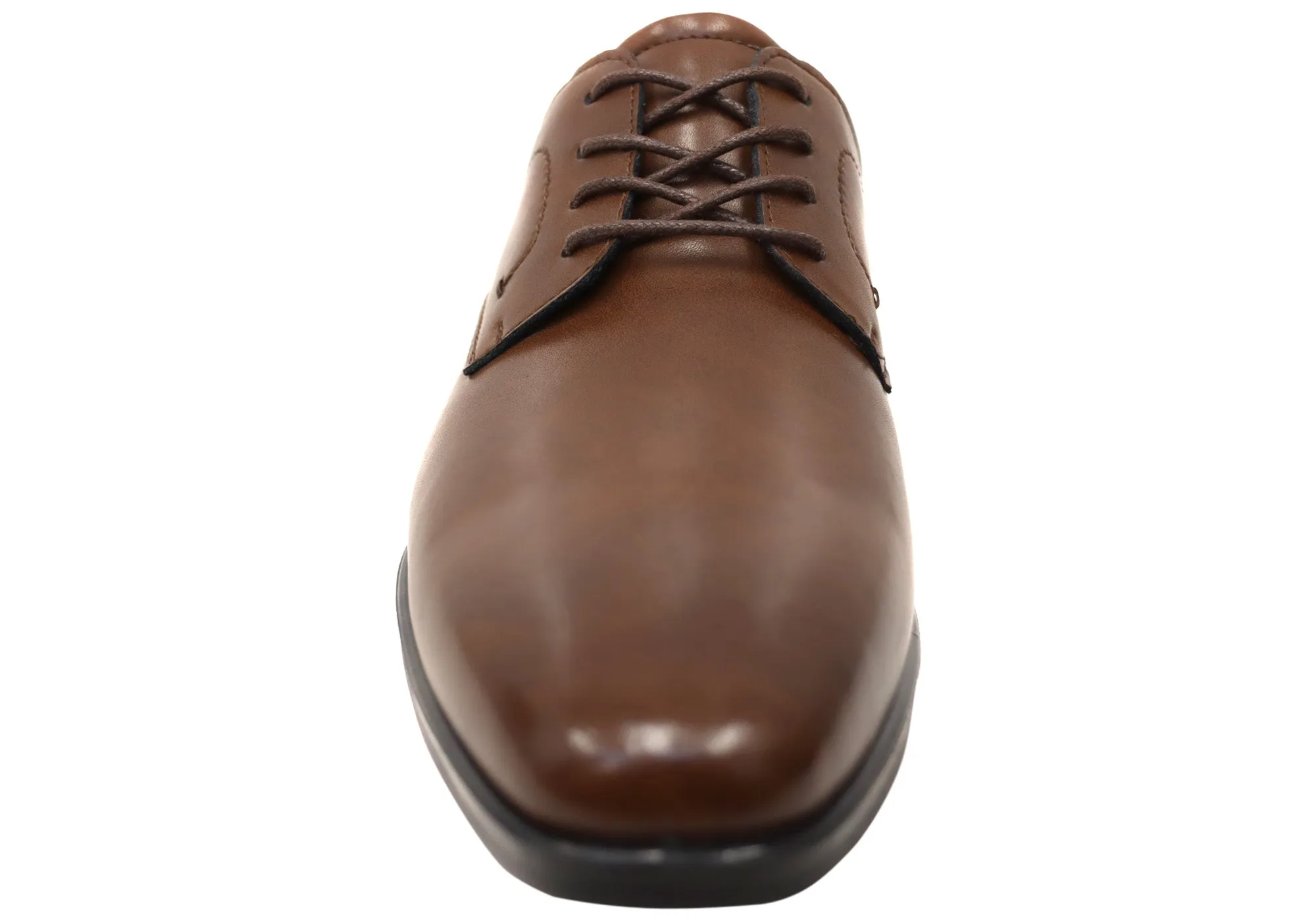 Explorer Mens Sebastian Leather Comfortable Lace Up Dress Shoes