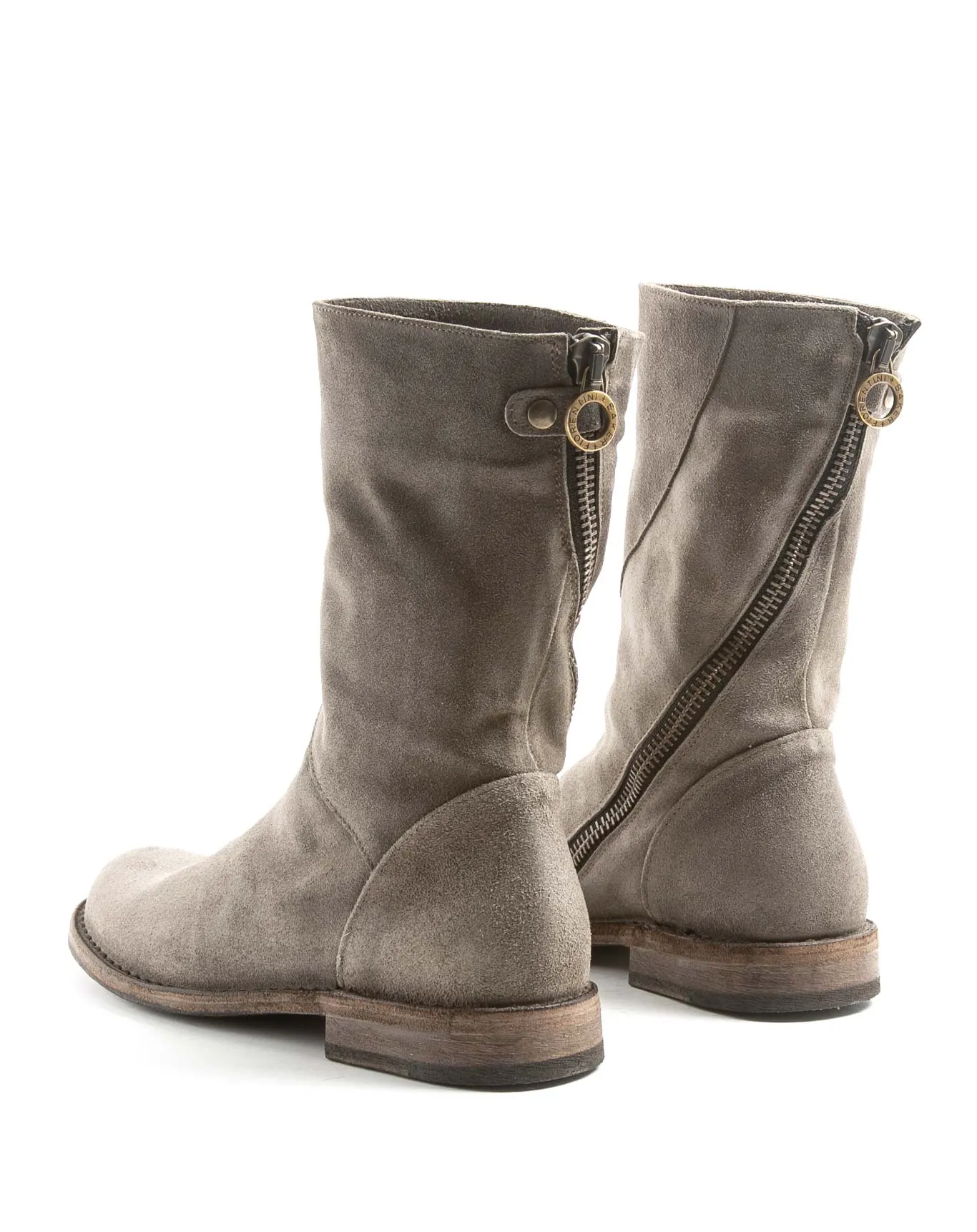 FEZE Taupe Suede Boots