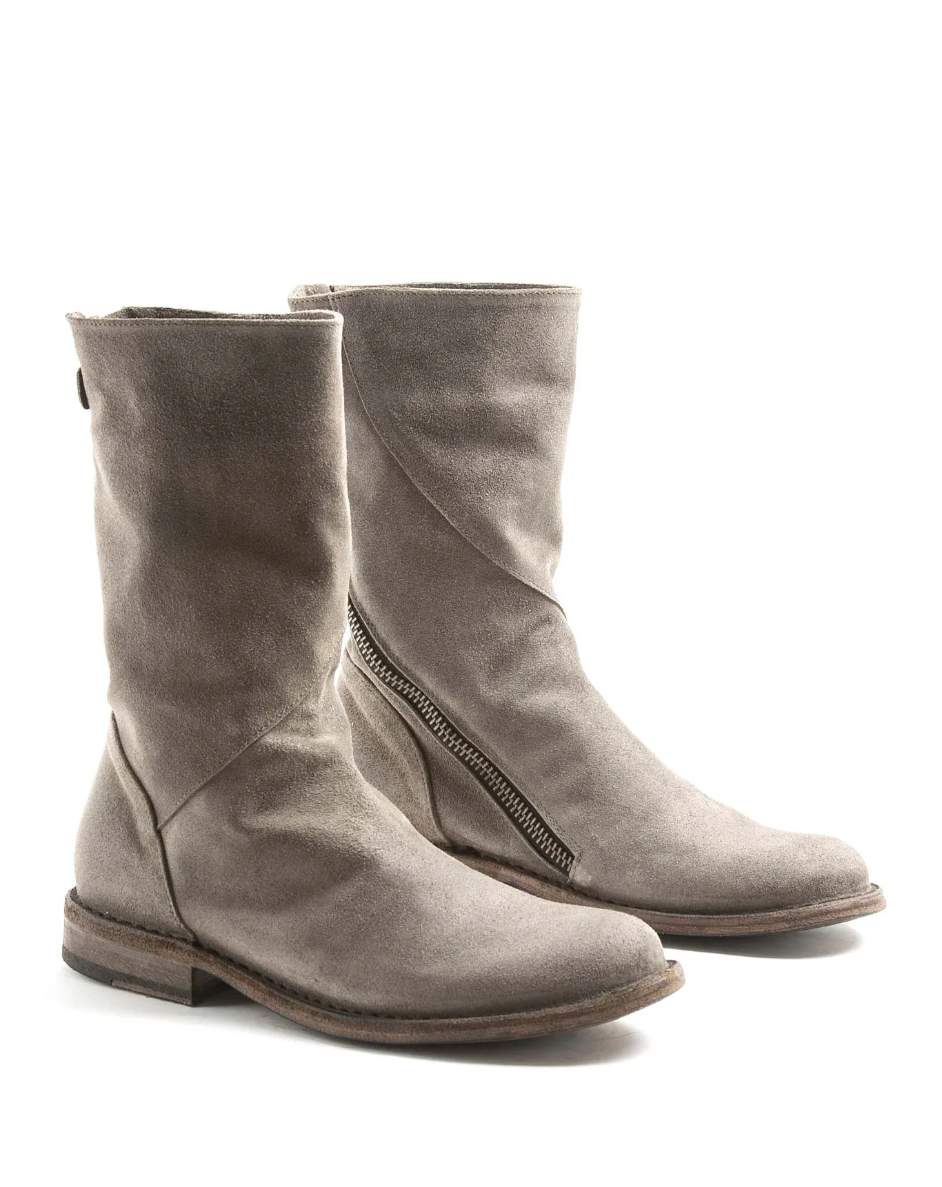 FEZE Taupe Suede Boots