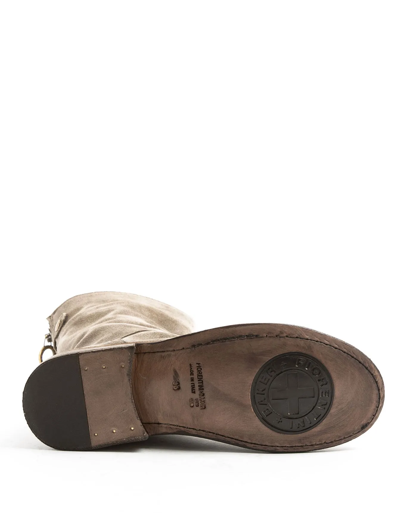 FEZE Taupe Suede Boots