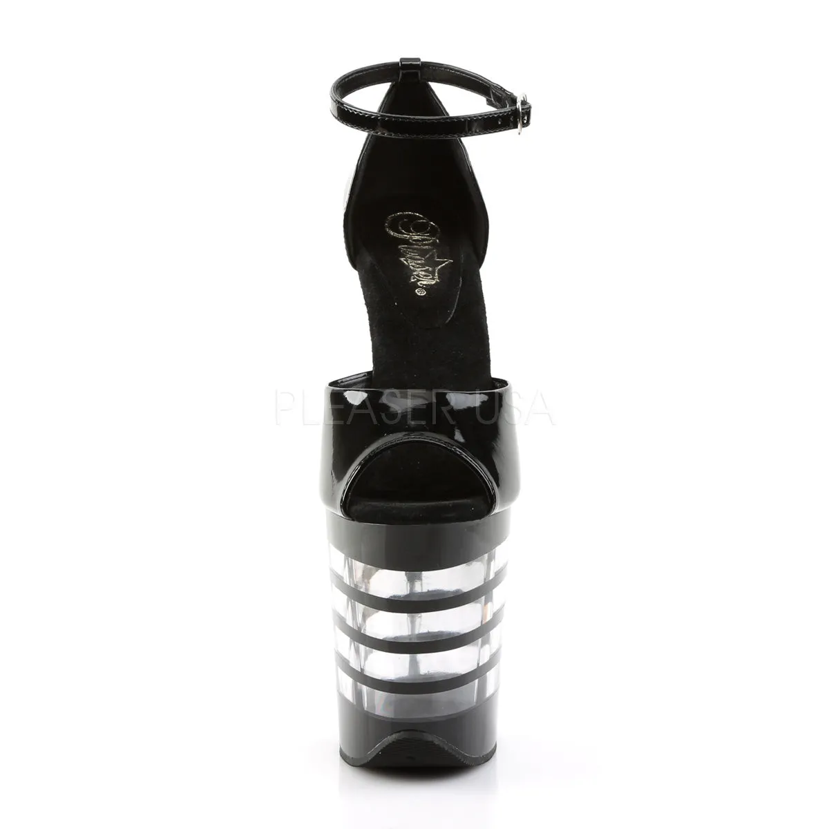 FLAMINGO-889LN  Black Patent/Black