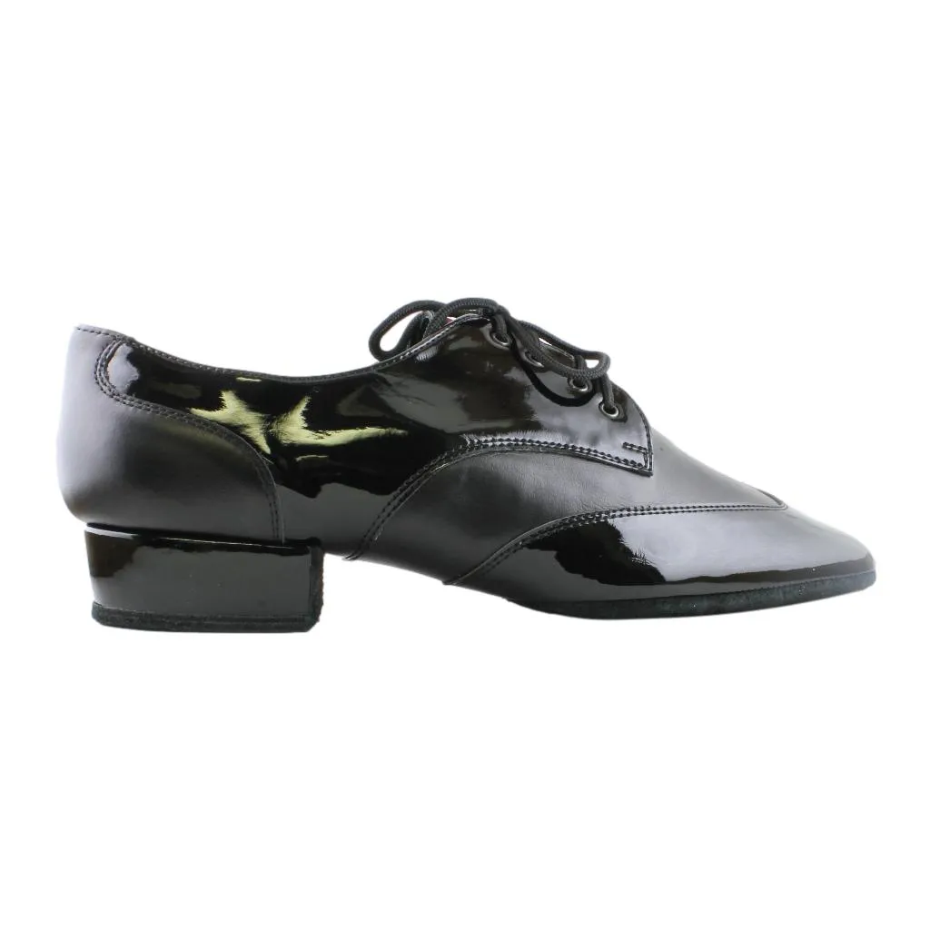 Galex 1114 Pino, Black Patent Leather & Leather, Men's Smooth Dance Shoes