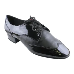 Galex 1114 Pino, Black Patent Leather & Leather, Men's Smooth Dance Shoes