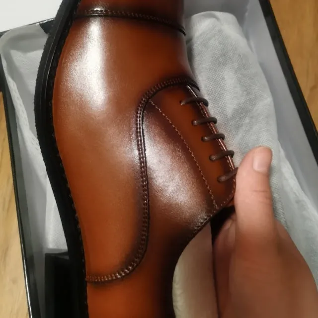 Genuine Leather Business Office Men Shoes