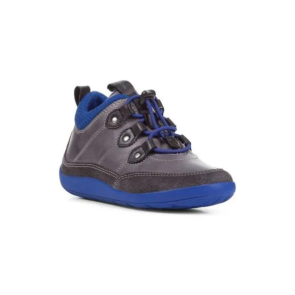 Geox Barefeel Leather Sneaker, Grey