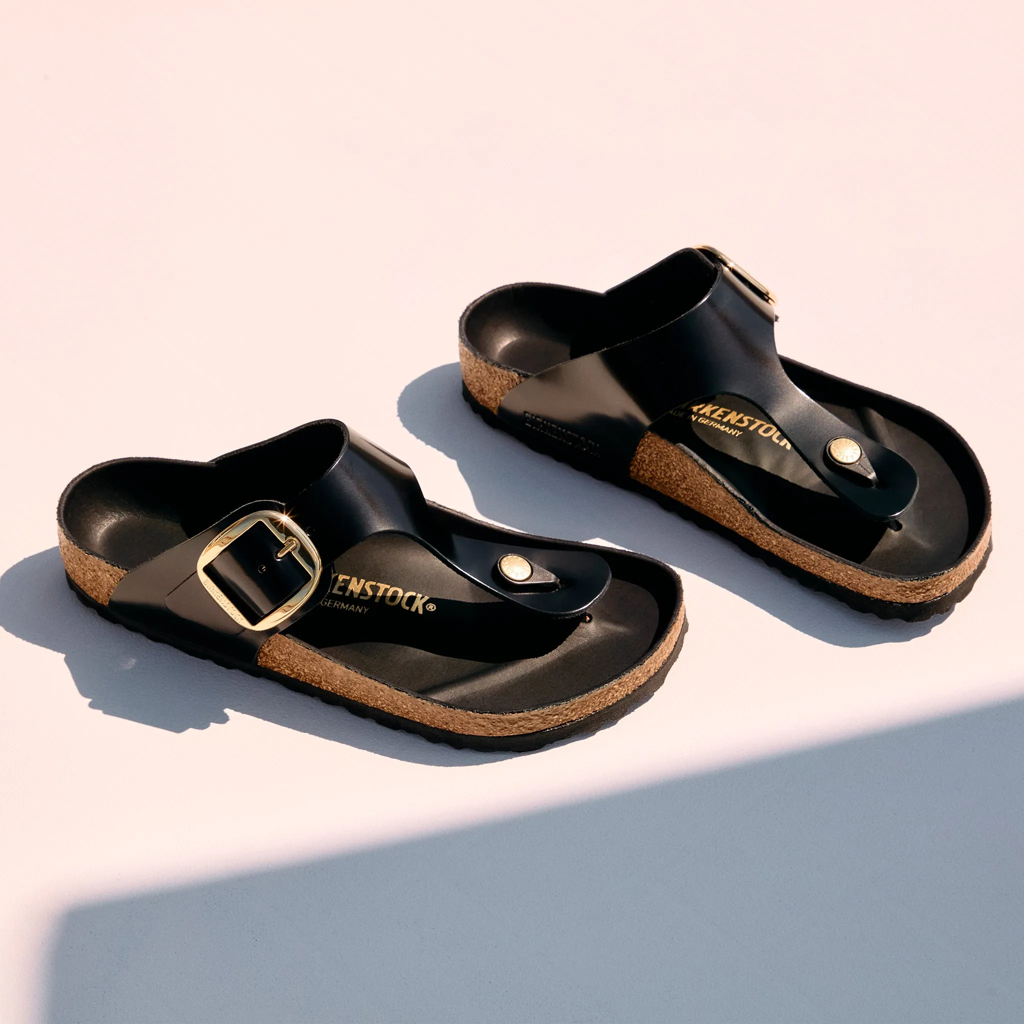 GIZEH BIG BUCKLE - HIGH SHINE - LEATHER