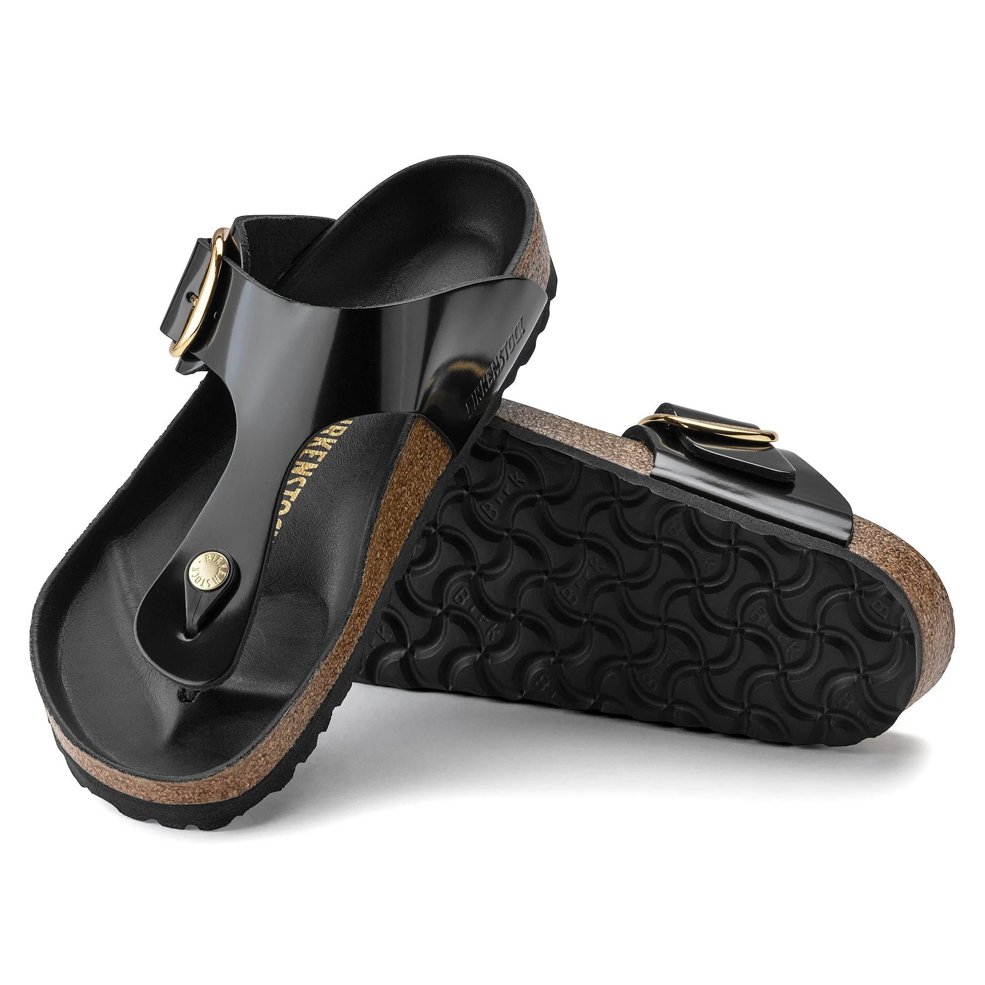GIZEH BIG BUCKLE - HIGH SHINE - LEATHER