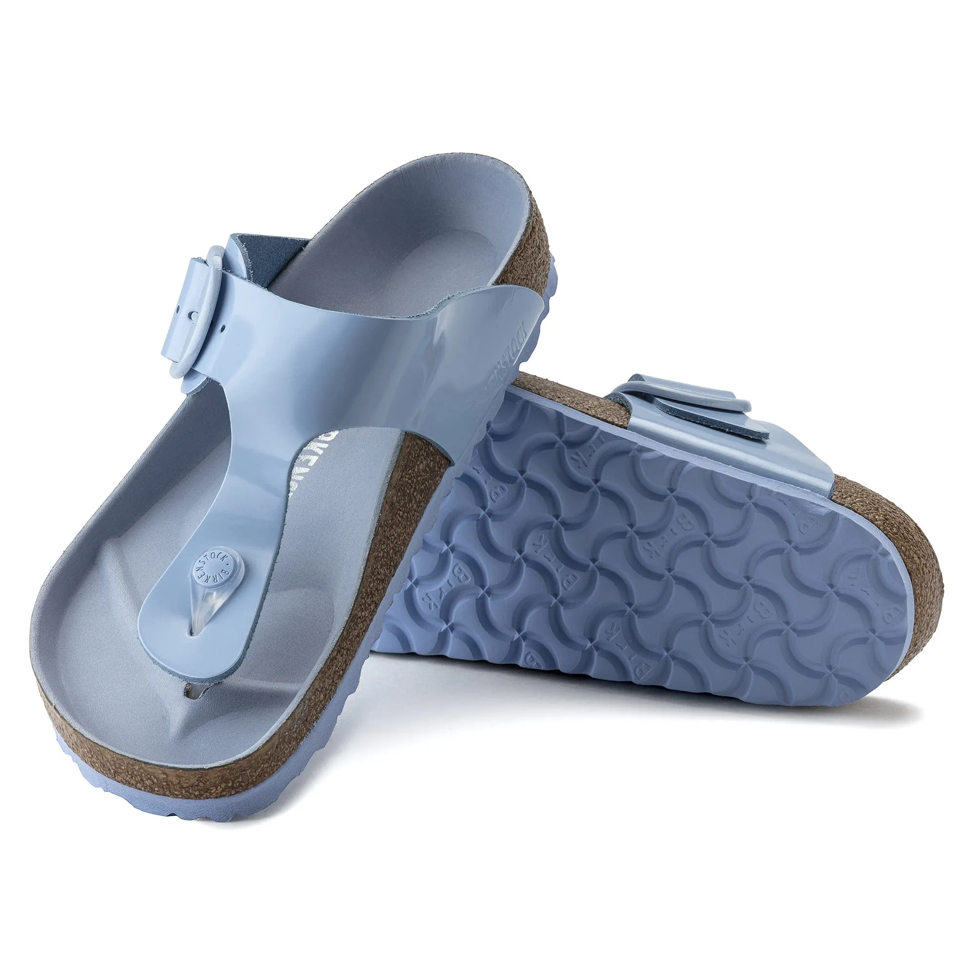Gizeh Big Buckle Natural Leather Patent