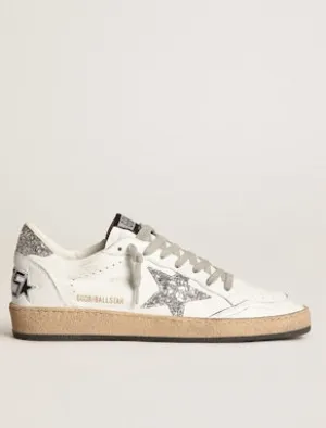 Golden Goose Ballstar -WHITE/ SILVER