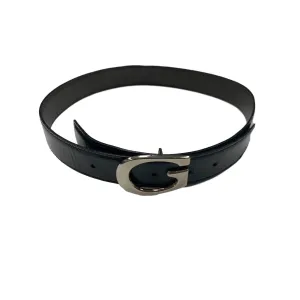 Gucci Reversible Black Logo Belt