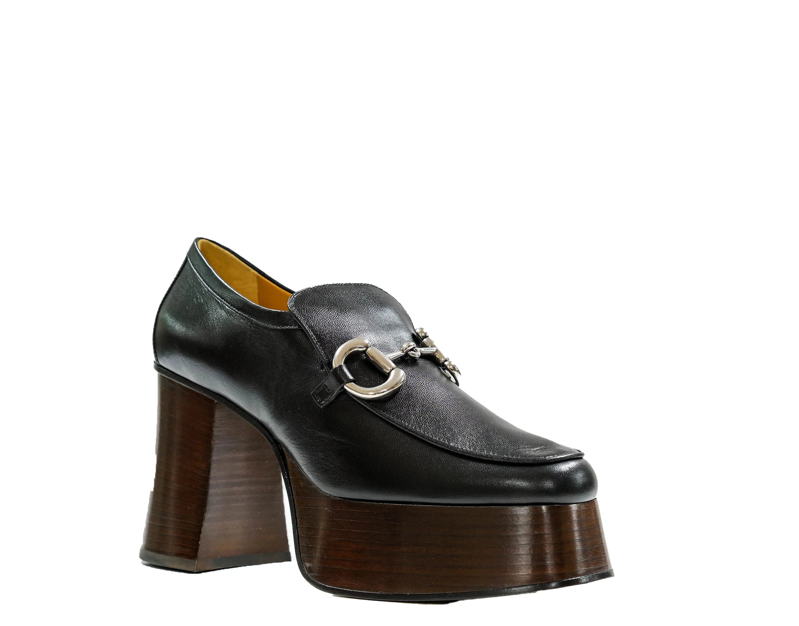 Gucci Women's Black & Silver Hight Heel Shoes 715138 - 50% OFF