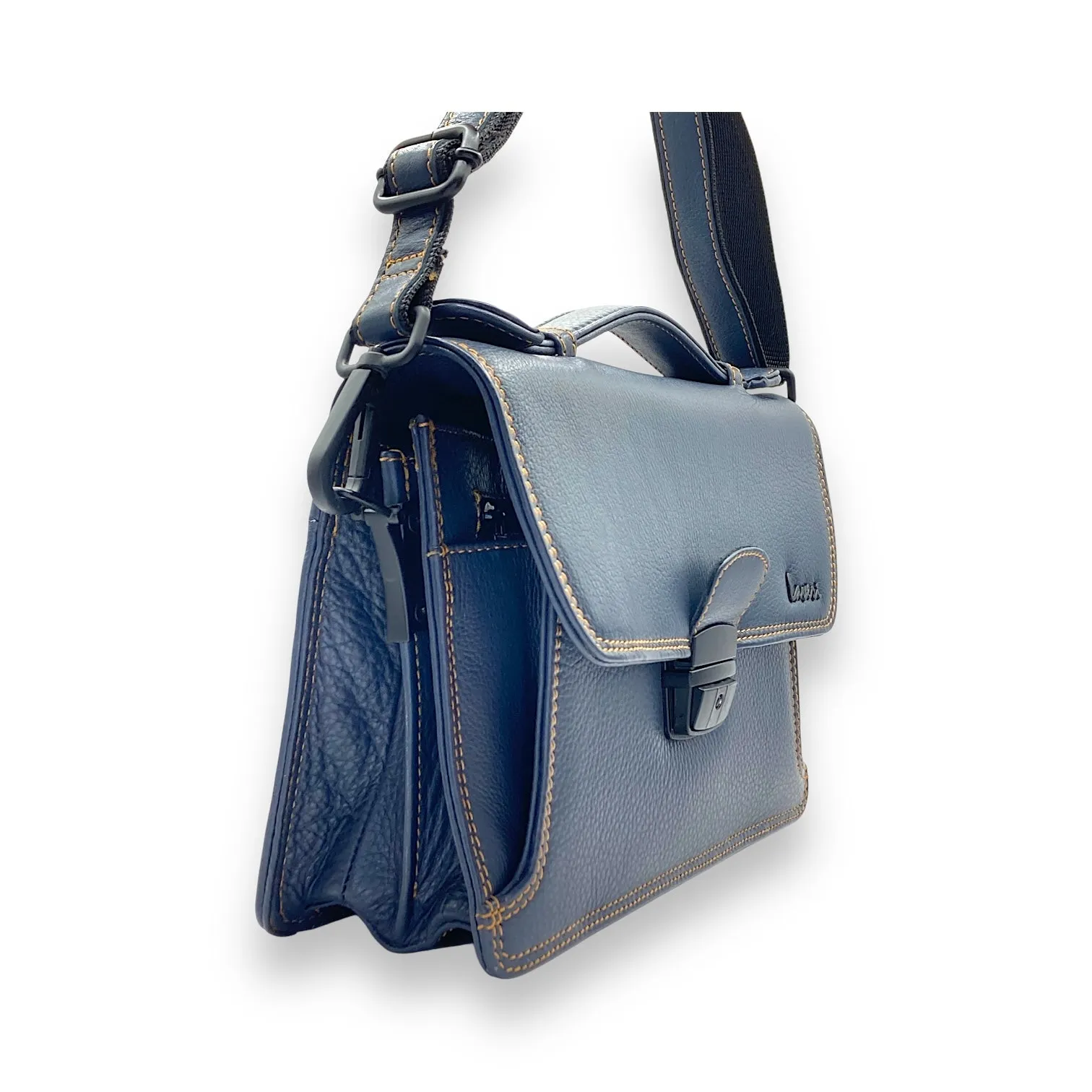 Hand Pouch, Wash Bag, Toiletry, Genuine Leather # 2173BH