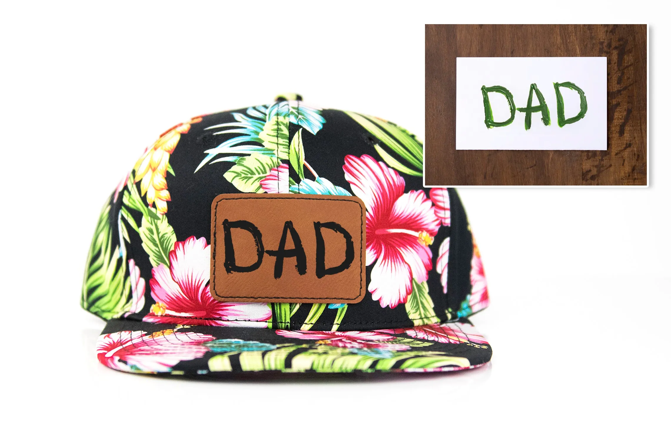 HANDWRITTEN DAD PATCH SNAPBACK