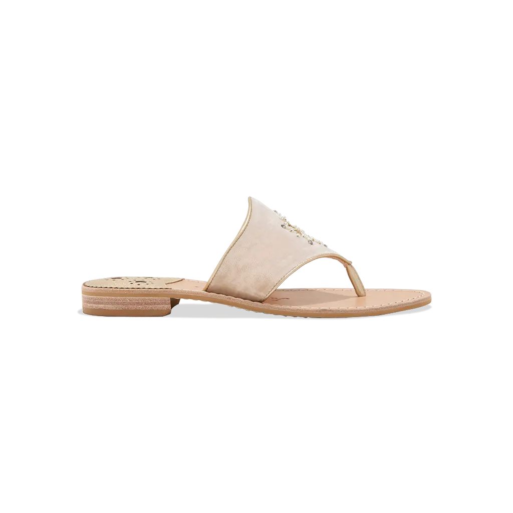 Jeweled Snowflake Sandal
