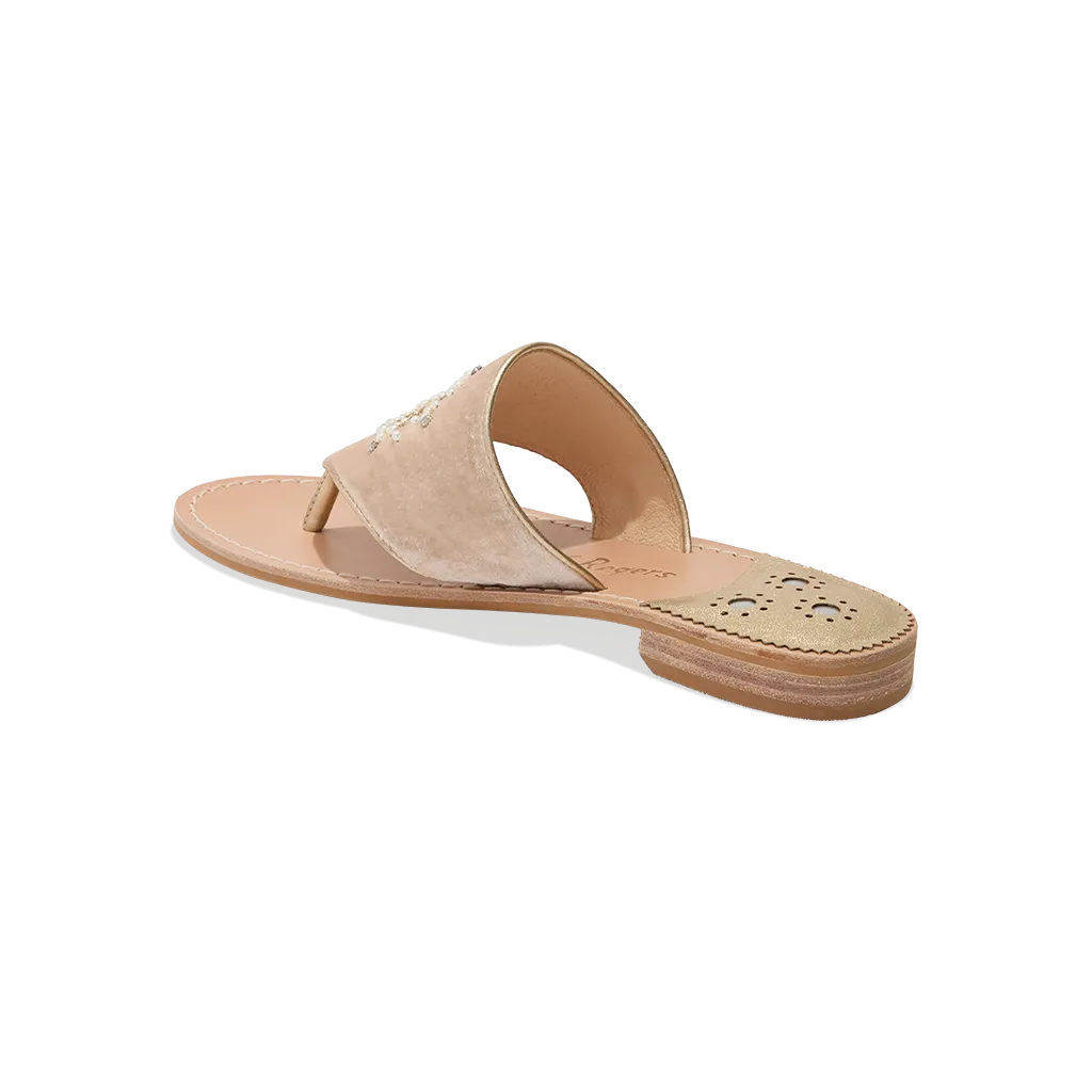 Jeweled Snowflake Sandal