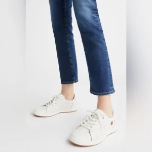 Josef Seibel - Women's Caren 01 Leather Lace Up Sneaker - Size 7 - White