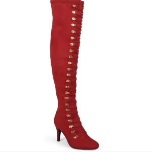 Journee Collection Women's Trill Over The Knee Dress Boots