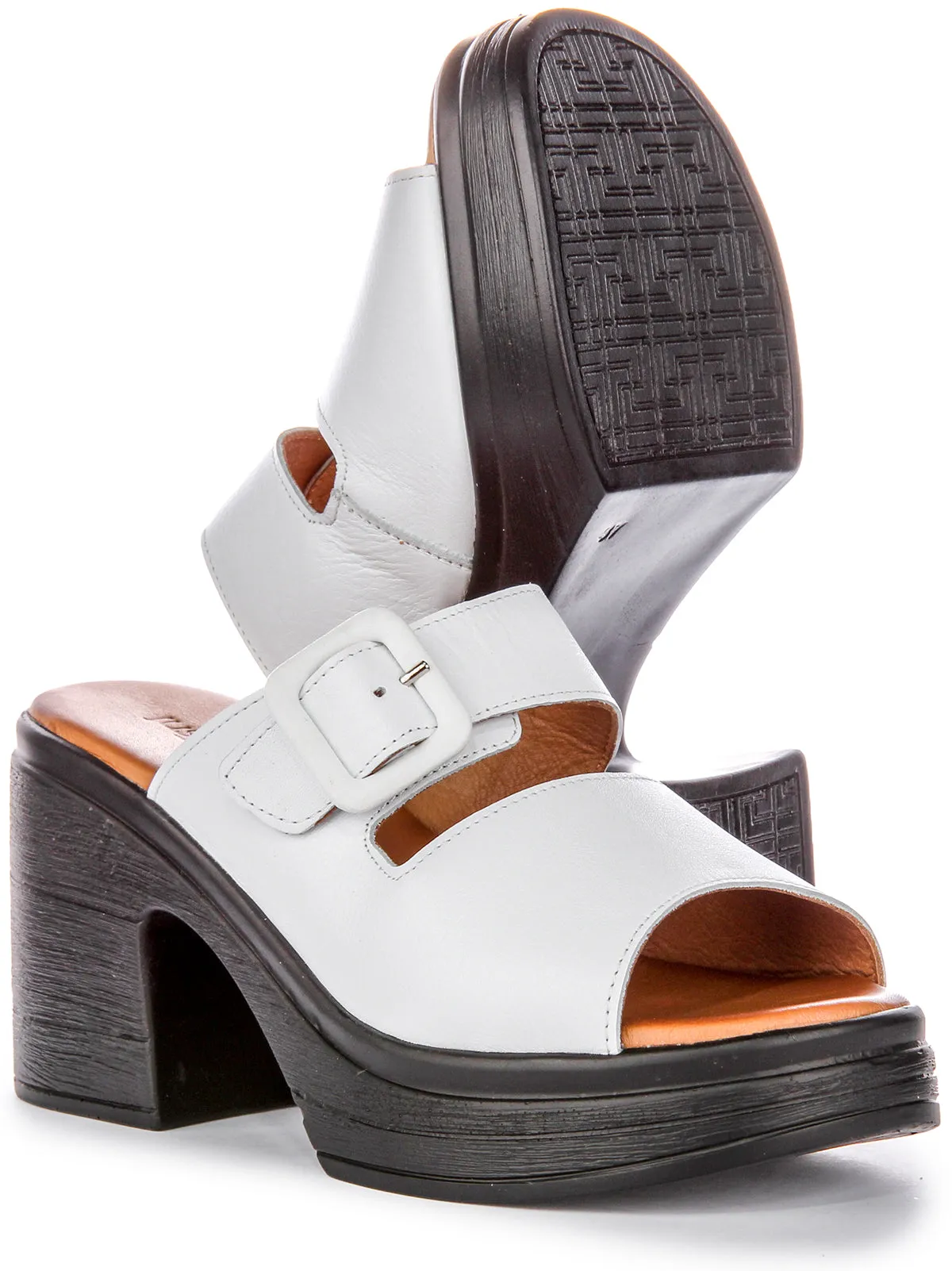 Justinreess England Audrey Sandal In White | Secret Sale