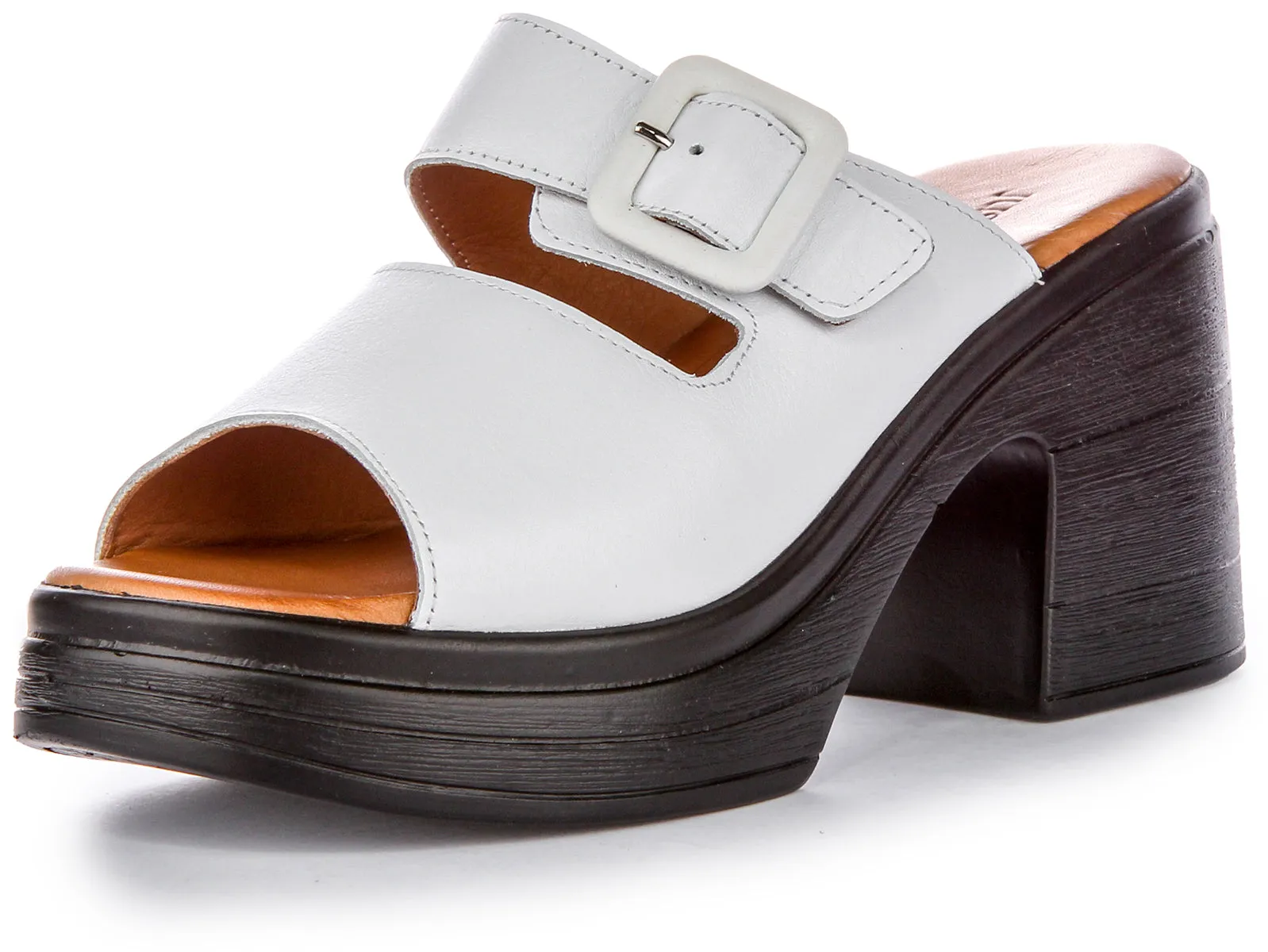 Justinreess England Audrey Sandal In White | Secret Sale