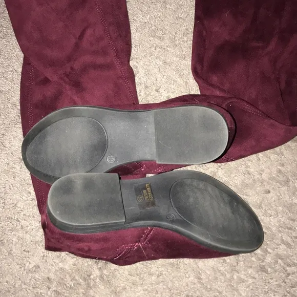 ✨Knee high faux suede boots