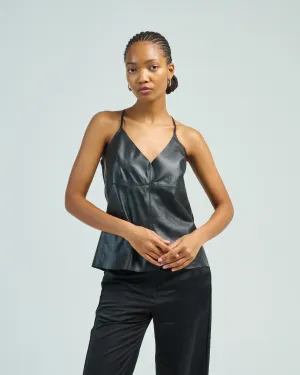 leather cami