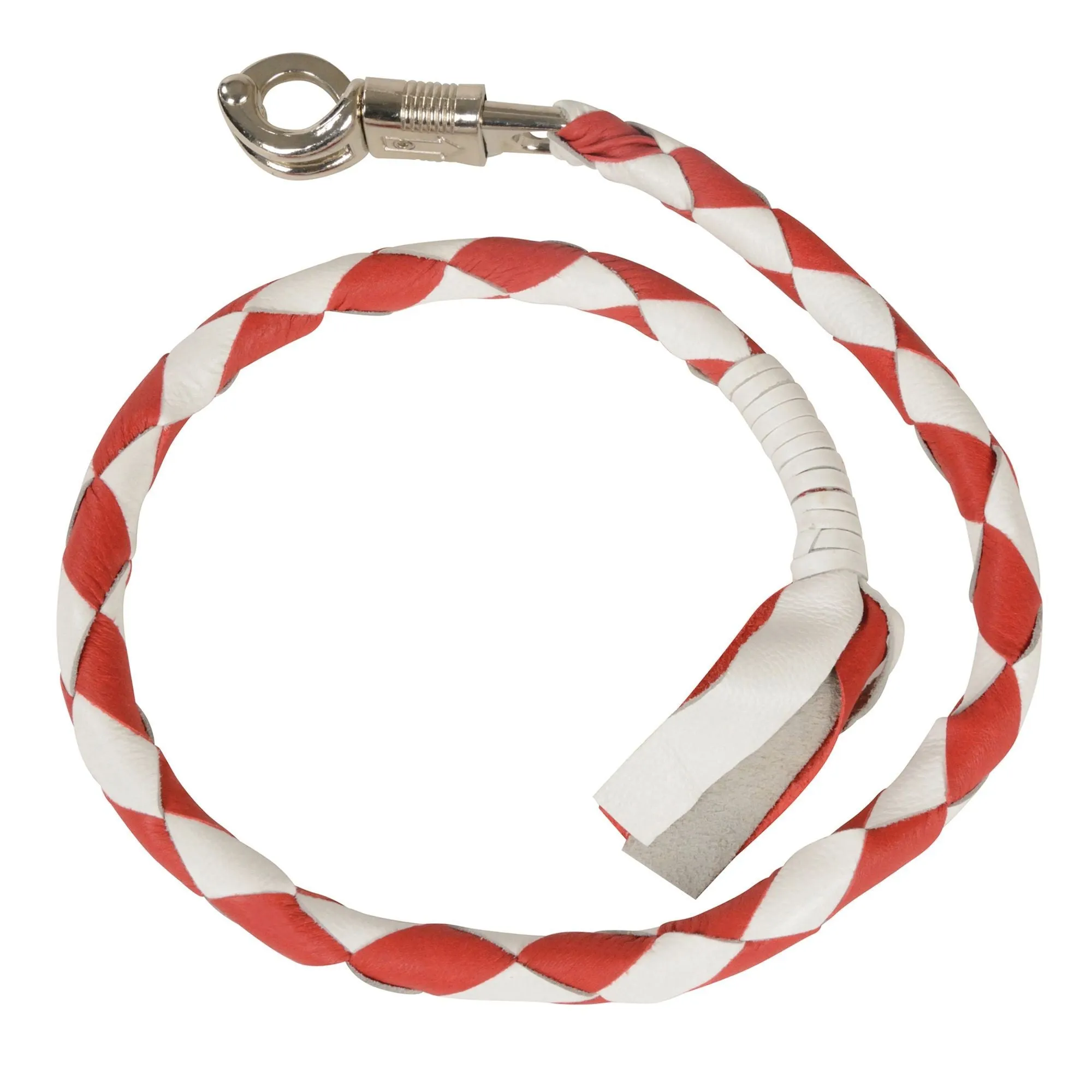 Leather "Get Back" Whip for Motorcycles