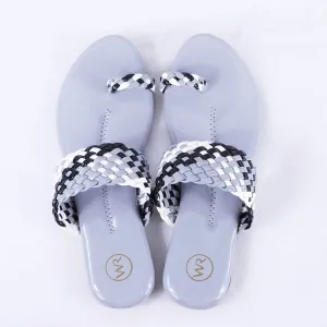 Letti Patent Multi Grey Slides
